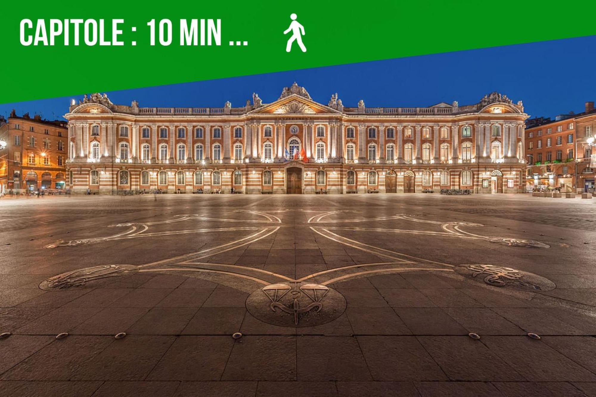 Appartement Le Nid D'Orient Entre Matabiau Et Capitole Parking à Toulouse Extérieur photo